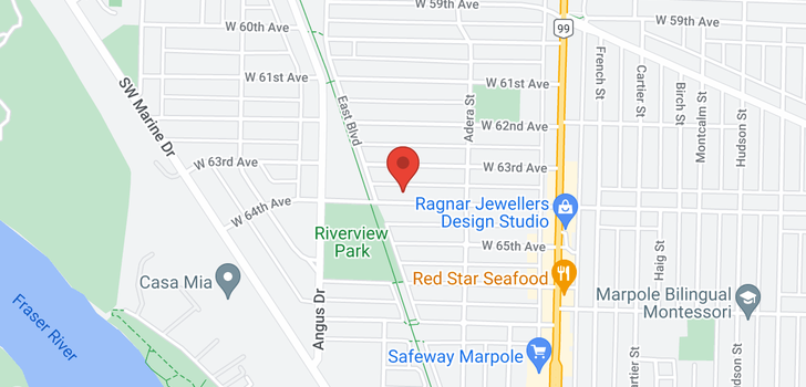 map of 1683 W 64TH AVENUE